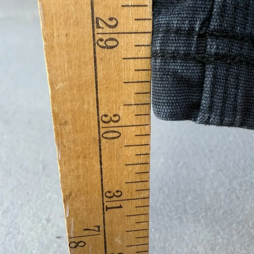 Duluth Trading Co. Jeans Men's 34x32 Black Flex Firehose Straight Leg Work EUC